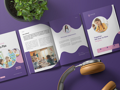 Educational Brochure Design brochure profile template university