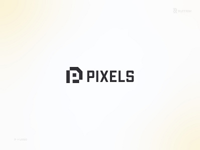 PIXELS branding design graphic design letter logo letter p logo logo minimal logo p letter logo p logo pexels logo photography logo pix logo pixel logo plogo studio logo typography ui word logo wordmark wordmark logo