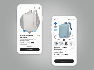 E-commerce | Mobile | UI adobe app application bag branding design e commerce graphic design mobile screen ui ux