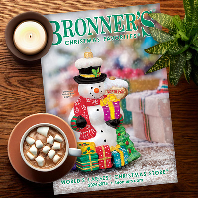 Bronner's Christmas Favorites Print Catalog branding design designer graphic design graphicdesign indesign layout design