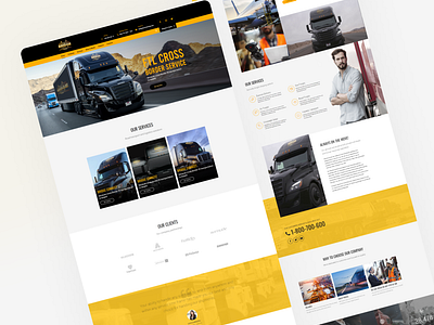 Logistics & Cargo Landing Page creativelandingpage dribbbleshots globalconnection landingpagedesign moderndesign responsivedesign uiuxdesign userexperience webdesign websiteredesign