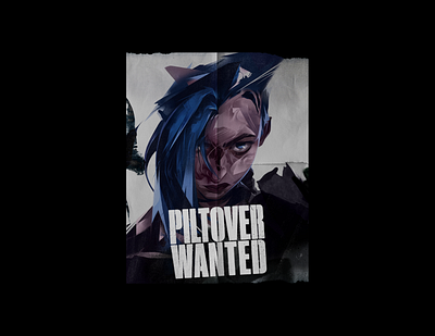 JINX POSTER animation arcane arcanesseason2 artwork graphic graphic design illustration jinx jinxfanart riot games