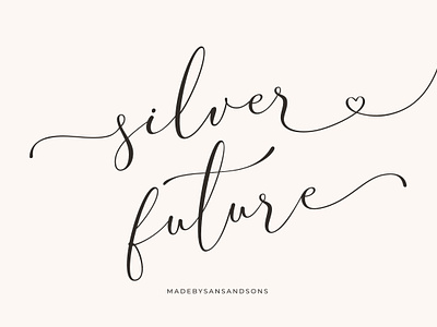 Silver Future - Romantic Script