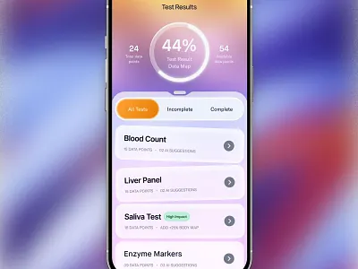 Personalized Health Care, Powered by Ai health care ui