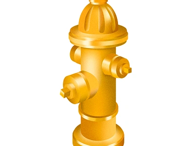 hydrant fire gradient grainy hydrant illustration noisy