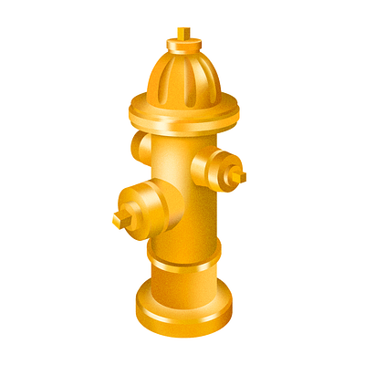 hydrant fire gradient grainy hydrant illustration noisy