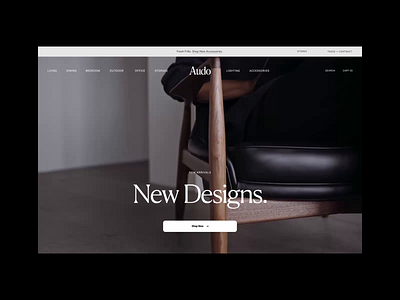 Audo eCommerce concept animation design ecommerce interaction ui ux website