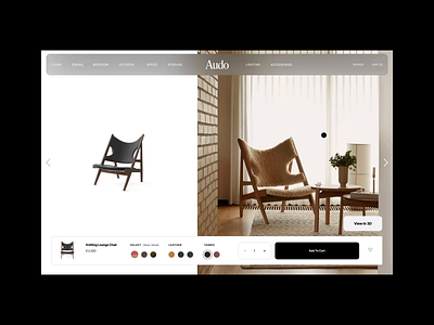 AUDO - eCommerce concept design animation design ecommerce interaction ui ux website