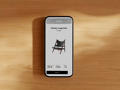 AUDO - eCommerce mobile UX/UI animation design ecommerce interaction ui ux website