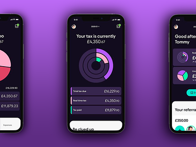 Tax Mobile App analytics balance bank banking calender dashboard finance fintech home service income money managment payment payment method receipt saas service statistics tax tax managment taxes