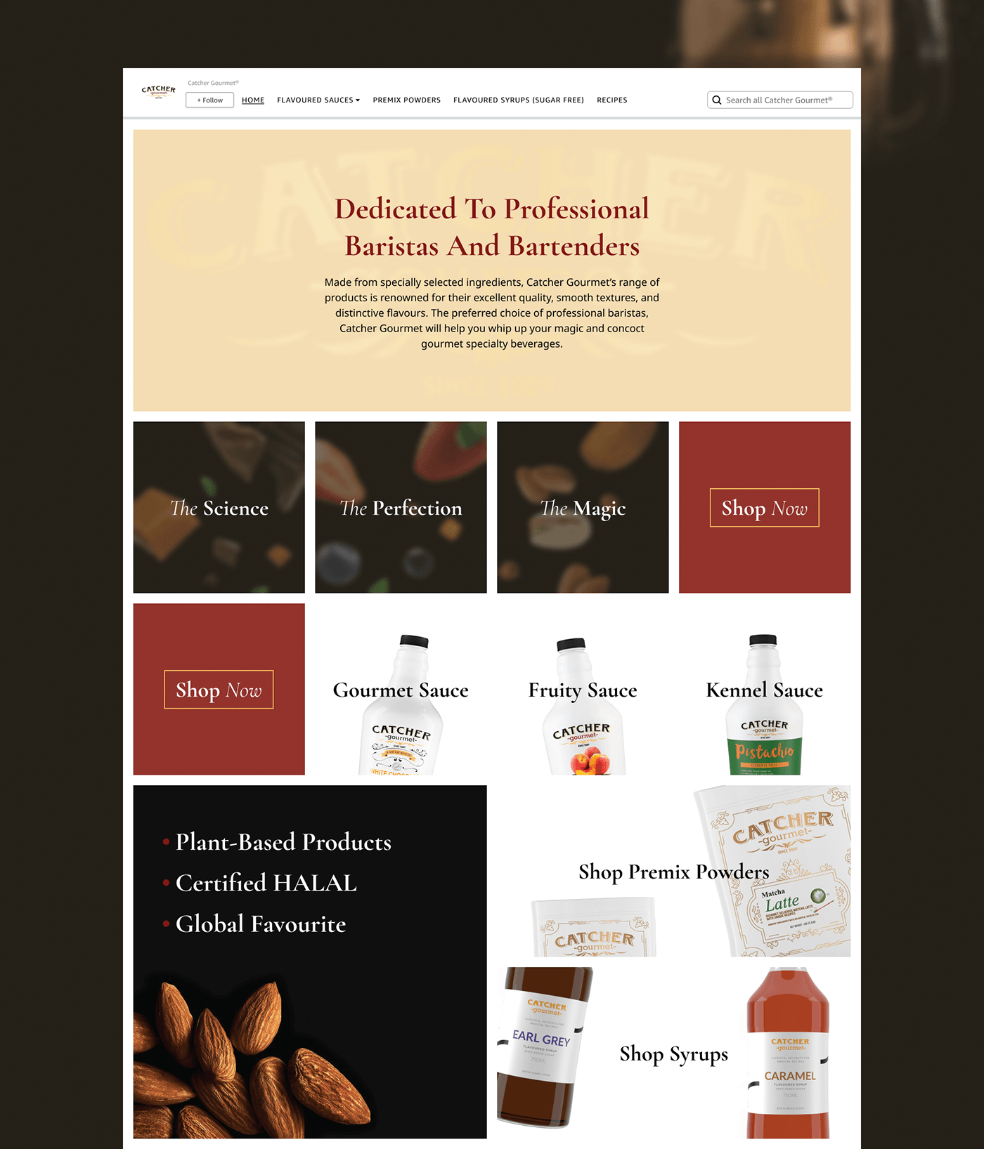 Amazon Storefront: Catcher product photography