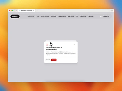 ModoUI - Free Modals for Figma componentlibrary designsystem uidesignpatterns