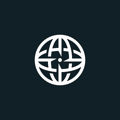 Globe + Propeller Logo brand identity branding design globe graphic design icon logo logomark logotype maritime negative space propeller