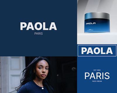 PAOLA Cosmetic Brand branding cosmetic cream design fashion logo menswear style