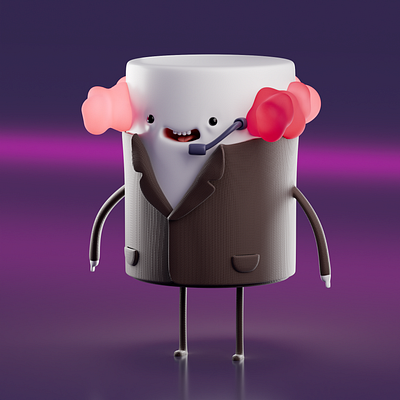 Dr. Dextrose 3d animation character design illustration stylized