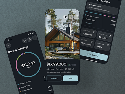 Mortgage Calculator | Daily UI Challenge calculator mobileui mortgage mortgagecalculator realestate realestateapp ui uichallenge uidaily uidailychallege uidesign ux uxdesign