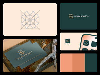 Gem Garden Logo & Brand Identity Design a luxury Jewelry Brand a logo beset logo designer brand identity design brandidentity branding creativedesign customlogo design designinspiration elegantdesign graphic design illustration logo logodesign logodesigner minimalistdesign modernlogo ui vector