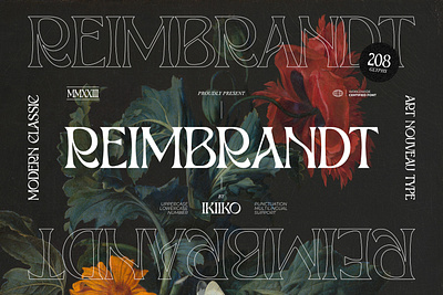 Reimbrandt - Art Nouveau Font art nouveau classic classic font classy classy font cult elegant font font fonts nouveau psychedelic psychedelic font retro retro font typeface typo typography vintage vintage font