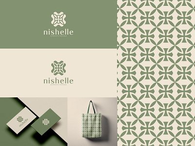 Nishelle Aesthetics logo aesthetics boutique brand identity branding business logo company logo design icon logo logo design logos luxury spa