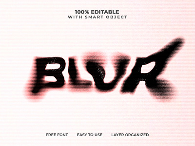 Blur Editable PSD Text Effect Style 3d action blur blur text effect blury text effect branding editable text effect effect graphic design headline logo modern text effect new text psd text effect style style text