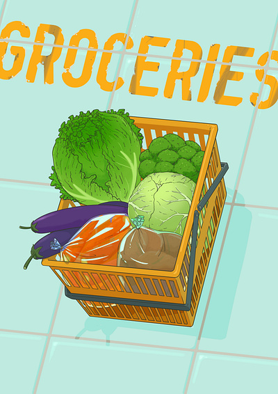 veggies design graphic design illustration poster typography