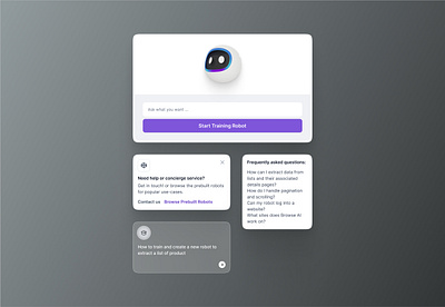 Train a Robot! ai component prompt robot