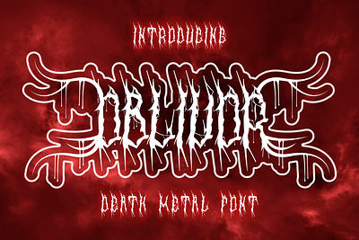 Oblivor – Death Metal Font black metal branding font dark font death metal display font edgy font film font grunge font horror font logo font movie font music font poster font rebel font rock font scary font scream font spooky font typography unique font