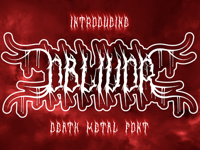 Oblivor – Death Metal Font black metal branding font dark font death metal display font edgy font film font grunge font horror font logo font movie font music font poster font rebel font rock font scary font scream font spooky font typography unique font