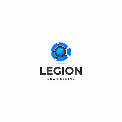 Legion Logo 3d branding graphic design hightechlogo logo