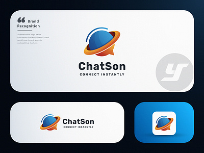 ChatSon Logo Design brand identify branding chat chat icon chat logo chat logos creative design icon logo logo design minimalist modern logo vector