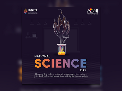 Graphic Design for Ignite Learning Lab branding graphic design national science day
