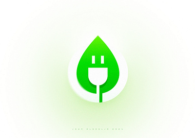 Energy Leaf Power (Sold Logo) branding dribbble energy graphic design illustrator leaf logo logodesign power vector