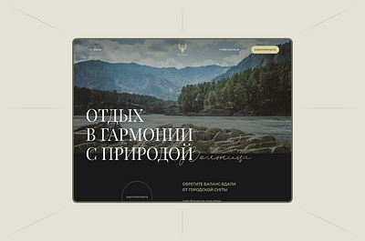 The design of a multi-page website for a premium chalet complex animation clean design luxury site ui ux web web design website