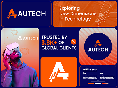 ✨ AUTECH - Exploring New Dimensions in Technology 🚀 animation branding branding identity corporate branding creative logo creative logo design design graphic design illustration logo logo design logos minimalist logo design motion graphics presentation typography ui unique logo visual identity xxx