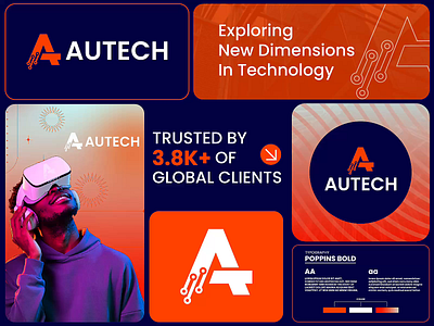 ✨ AUTECH - Exploring New Dimensions in Technology 🚀 animation branding branding identity corporate branding creative logo creative logo design design graphic design illustration logo logo design logos minimalist logo design motion graphics presentation typography ui unique logo visual identity xxx