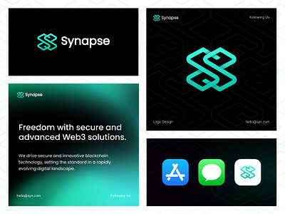 Synapse - Crypto Branding brand identity branding color palette color scheme crypto crypto agency design digital illustration graphic design graphicdesign identity illustration logo logo design logotype styleguide visual visual identity web 3