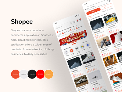 Shopee Mobile App Redesign app design ui figma mobile app redesign ui uiux user experience user interface ux