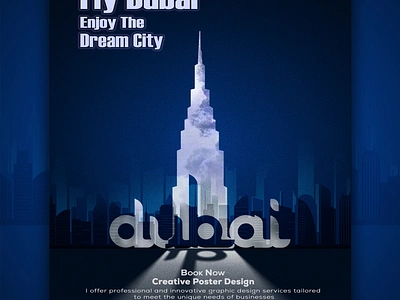 Travel Poster Design | Creative Travel Poster Design banner design branding burj khalifa illustration creative designer creative poster design dubai branding dubai luxury travel poster dubai poster design dubai social media post design flyer design graphic design graphic designer illustration minimalist travel art modern travel graphic photoshop retro travel design travel poster design vector vintage travel poster