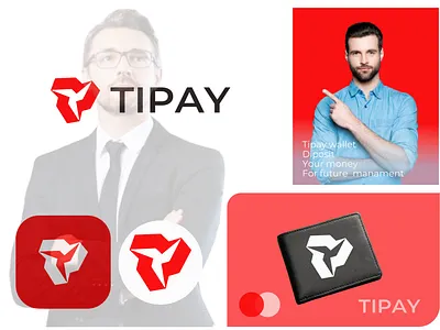 Tipay Crypto wallet - T & P Letter Logo and Branding Design abstract logo brand identity branding crypto icon illustration logo logo design logotype mark modern logo p letter t letter tech tipay ui unique logo vector visual mark wallet logo