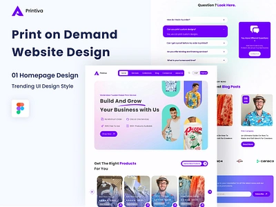 Print On Demand Responsive Website Design brand design branding hero section design landing page design mokcup design print on demand print on demand website design printing website responsive website design ui ui design uiux design user interface design ux ux research web design website design website design inspirations website inspiration website mockup