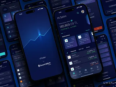 Rebuilding a Reliable Trading & Investing Platform app design banking bbva cx dark ui dashboard design finance financial fintech garanti garanti bbva splash screen turkiye ui user experience user interface ux ux design