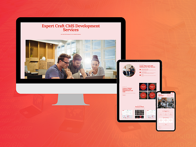 Craft CMS Website Design branding design figma graphic design ui ux web de web design website