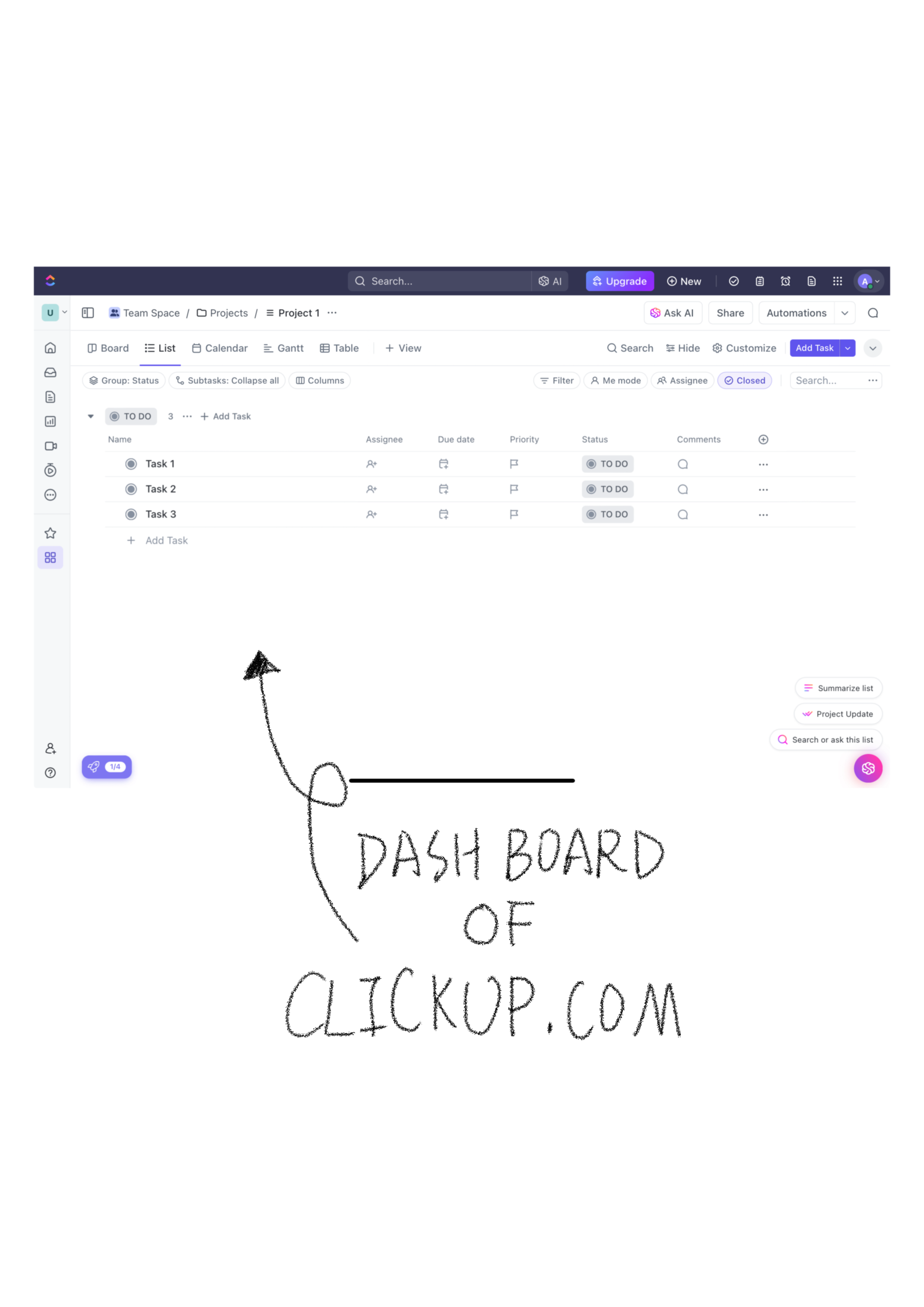 Weekly Platform Research 3: ClickUp.com branding dashboard design graphic design refelction ui ux weekly platform research