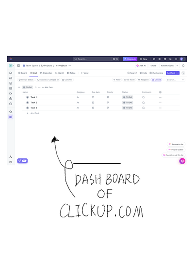 Weekly Platform Research 3: ClickUp.com branding dashboard design graphic design refelction ui ux weekly platform research