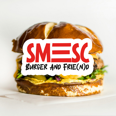 SMESC burger and frie(n)d brand identity