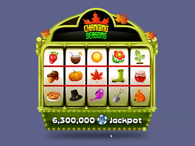 Facebook Online Slot Game animation branding graphic design motion graphics ui