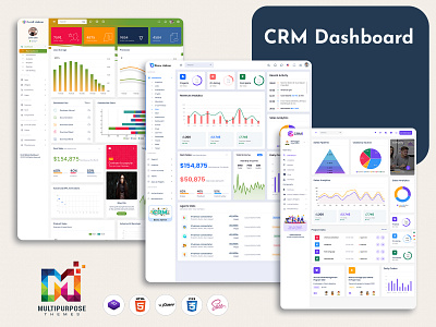 CRM Dashboard Template admin panel analytics application b2b crm dashboard layout sales sales analytics sales management salesforce site statistics web web design widget widgets