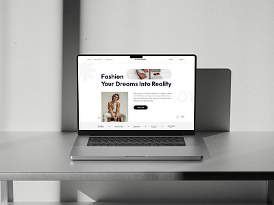 Clothing Website clothing design landing page responsive ui ux web design