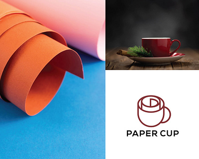 paper cup logo branding graphic design logo