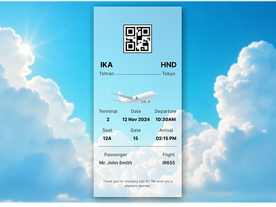 #Daily ui 024 Boarding Pass 024 application boarding pass daily ui 024 dailyui024 design mobile app ui ui ux design ux